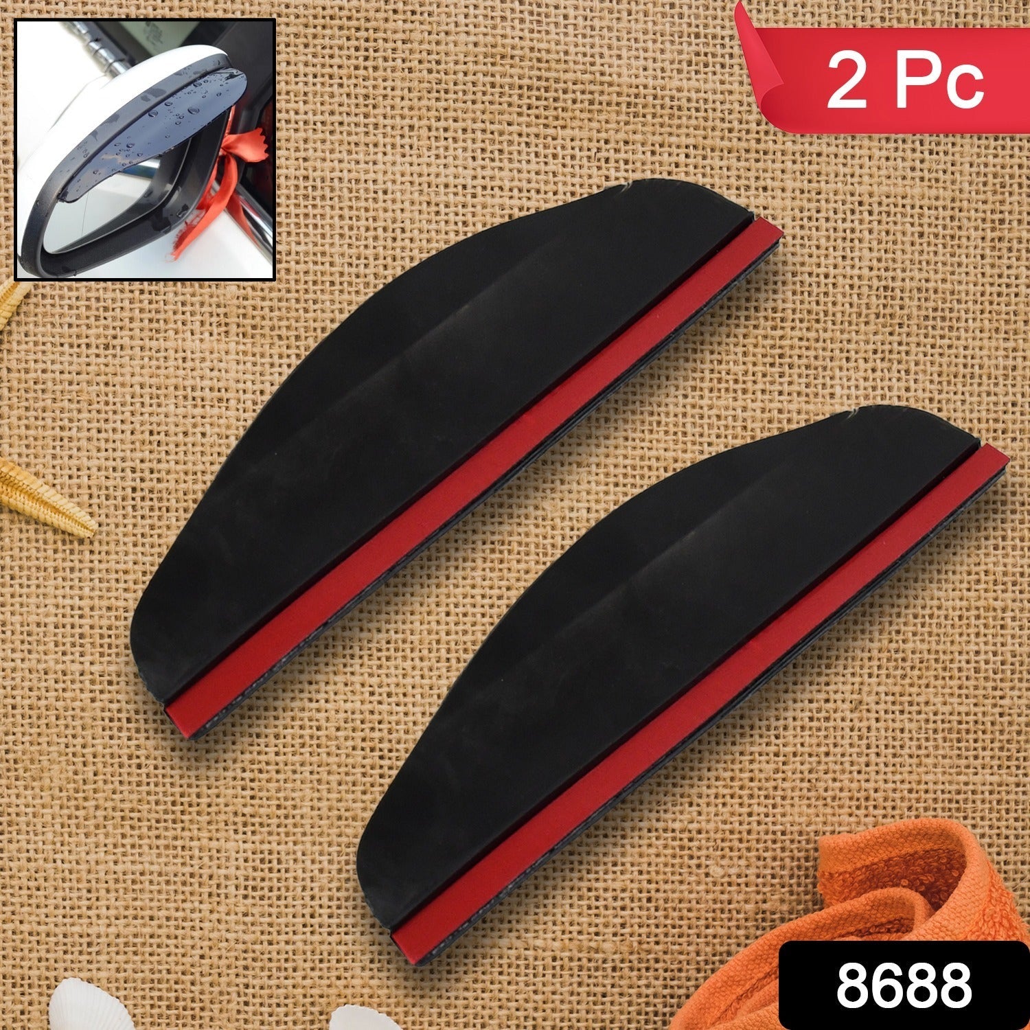 2 Pcs  Car Mirror Rain Protector Cover 2 Pcs  Car Mirror Rain Protector Cover